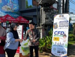 Imigrasi Bekasi Hadirkan BEKEN PAS CFD Urus Paspor Sambil Olahraga Di Car Free Day