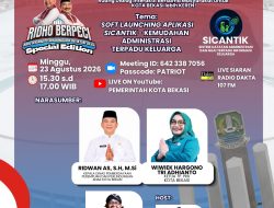 Ridho Berpeci Special Edition: Soft Launching Aplikasi SICANTIK 