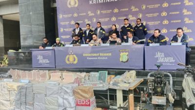 Sindikat Meterai Palsu Rp1,03 Triliun Dibongkar Polda Metro, 16 Orang Diciduk