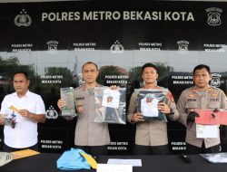 Polrestro Bekasi Kota Amankan 11 Tersangka Kasus Kriminal Menonjol