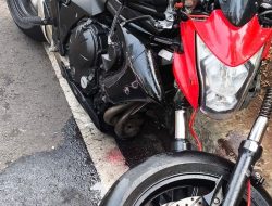 Moge yang Dikendarai Remaja (15) Diduga Nabrak Ojol di Jln. Asia Afrika Jaksel Mengakibatkan 3 Orang Luka
