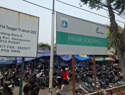 Revitalisasi Pasar Serdang Jakpus Ditolak Warga Pedagang Karena Diminta Biaya 