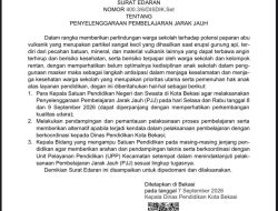 Pemkot Bekasi Putuskan PJJ Antisipasi Paparan Abu Vulkanik Gunung Anak Krakatau