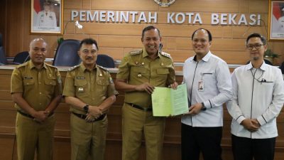 Senilai Rp3,6 Miliar Aset Rampasan KPK Diserahkan ke Pemkot Bekasi untuk Polder Air