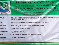 Bangun Gazebo SDN-5 Rp.229 juta Diduga Mark’up