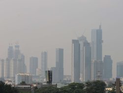 BMKG: Saat Ini, Konsetrasi Polusi Udara Sekitar 48 Mikrogram per Meter Kubik di Jakarta.