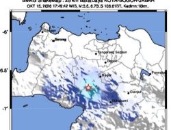 Gempa Bumi Dangkal Guncang Bogor dan Kota Sukabumi