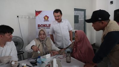 Wakil Wali Kota Bekasi Hadiri Kegiatan Gerindra Menghadirkan Dokter Keliling Gerindra di Jatiasih
